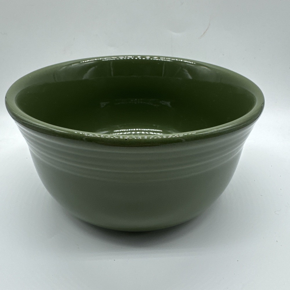 Homer Laughlin Fiesta Ware (4) Gusto Bowls Sage Green Made USA 28 Oz.